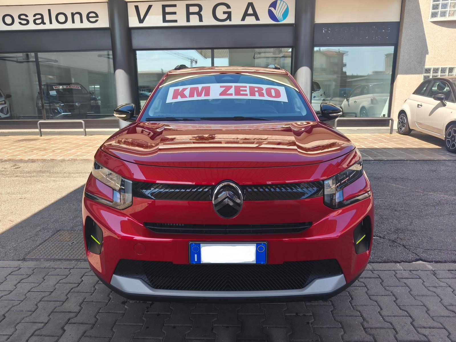 Citroen C3 1.2 Plus 100CV Km Zero Rosso Metallizzato