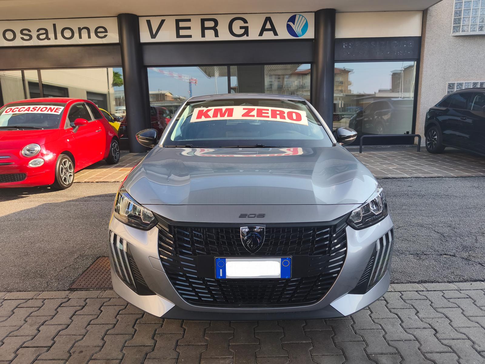 Peugeot 208 1.2 Hybrid Style 110cv e-dcs6 Km Zero Grigio Artense
