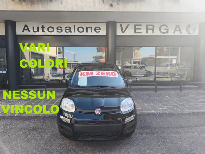 Fiat Panda 1.0 hybrid Icon 65cv Km Zero NERO