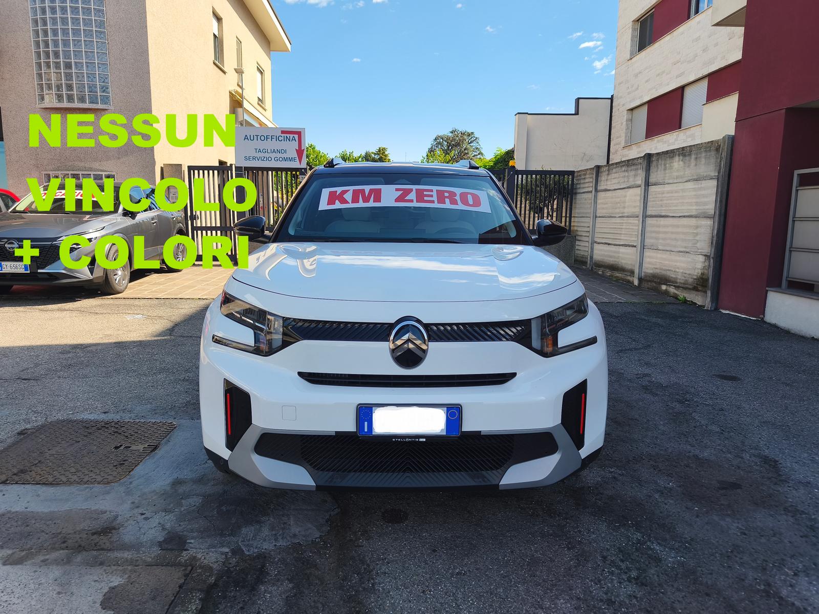 CITROEN C3 1.2 Aircross hybrid 145cv Max Edc6 Km Zero Bianco/Tetto Nero