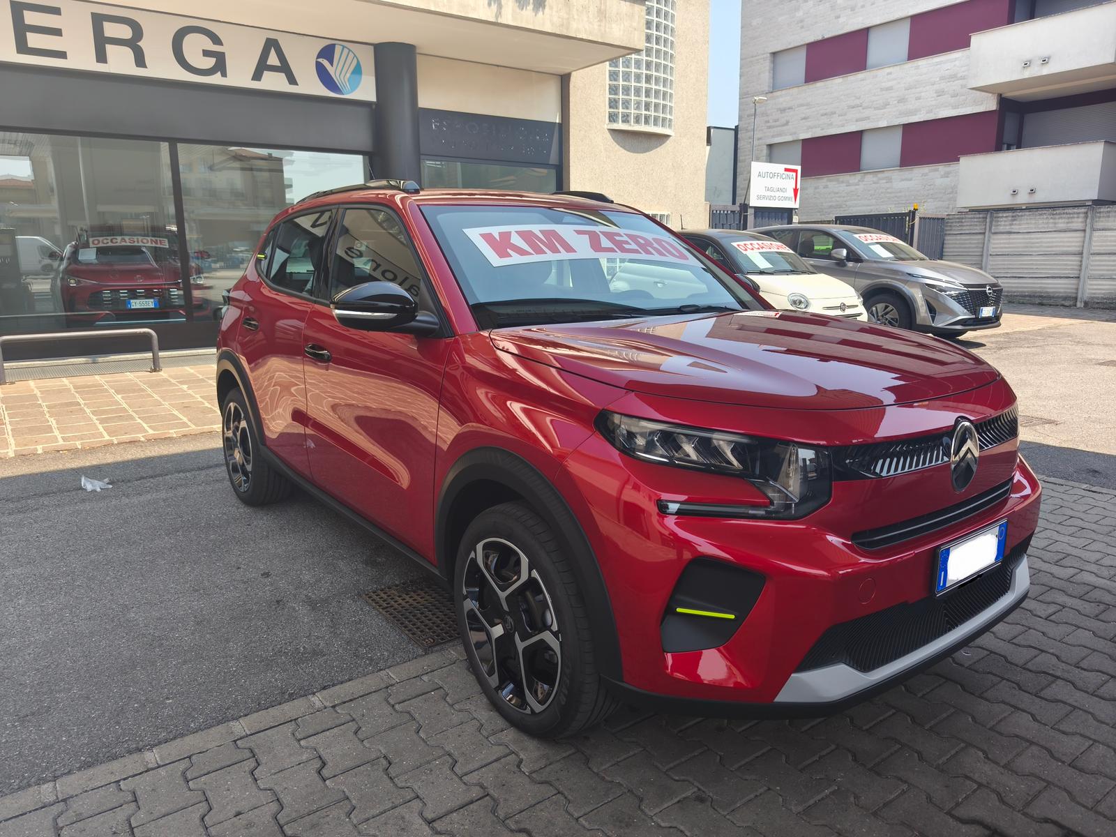 Citroen 1.2 Plus Hybrid 110cv Edcs6 Km Zero Rosso