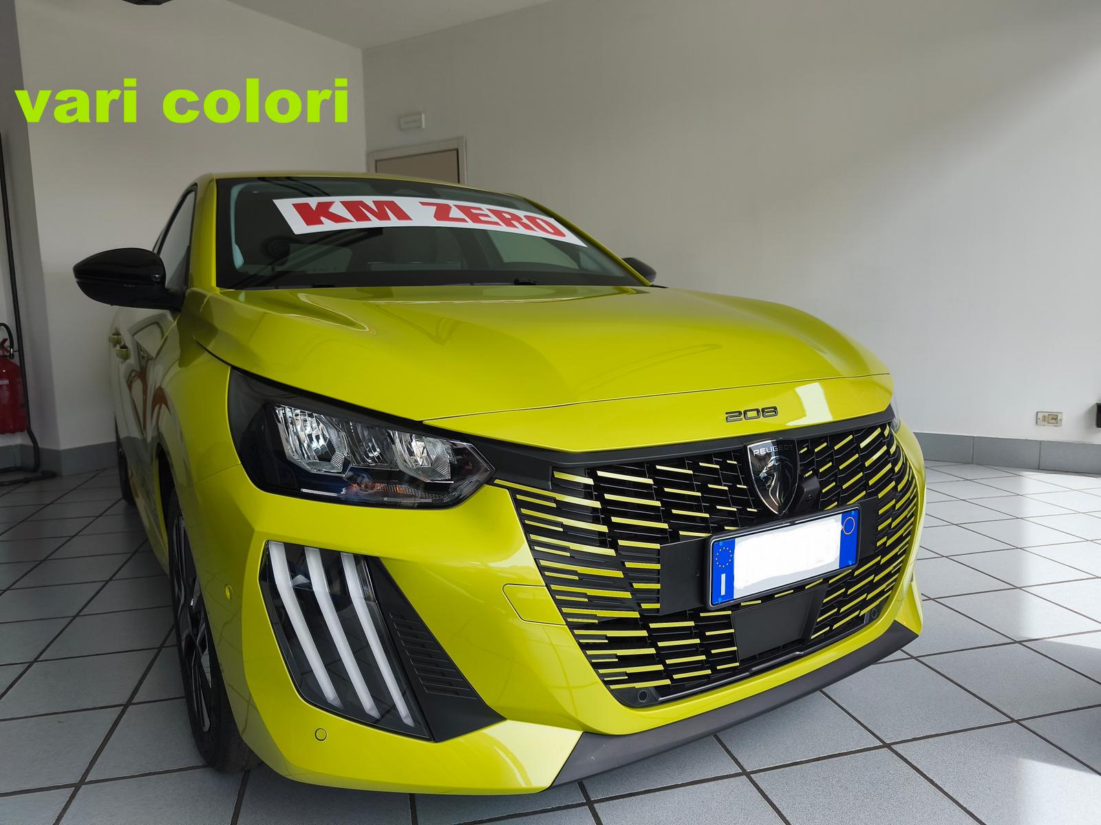 Peugeot 208 1.2 hybrid 110cv E-DCS6 Allure Km Zero Giallo Metallizzato
