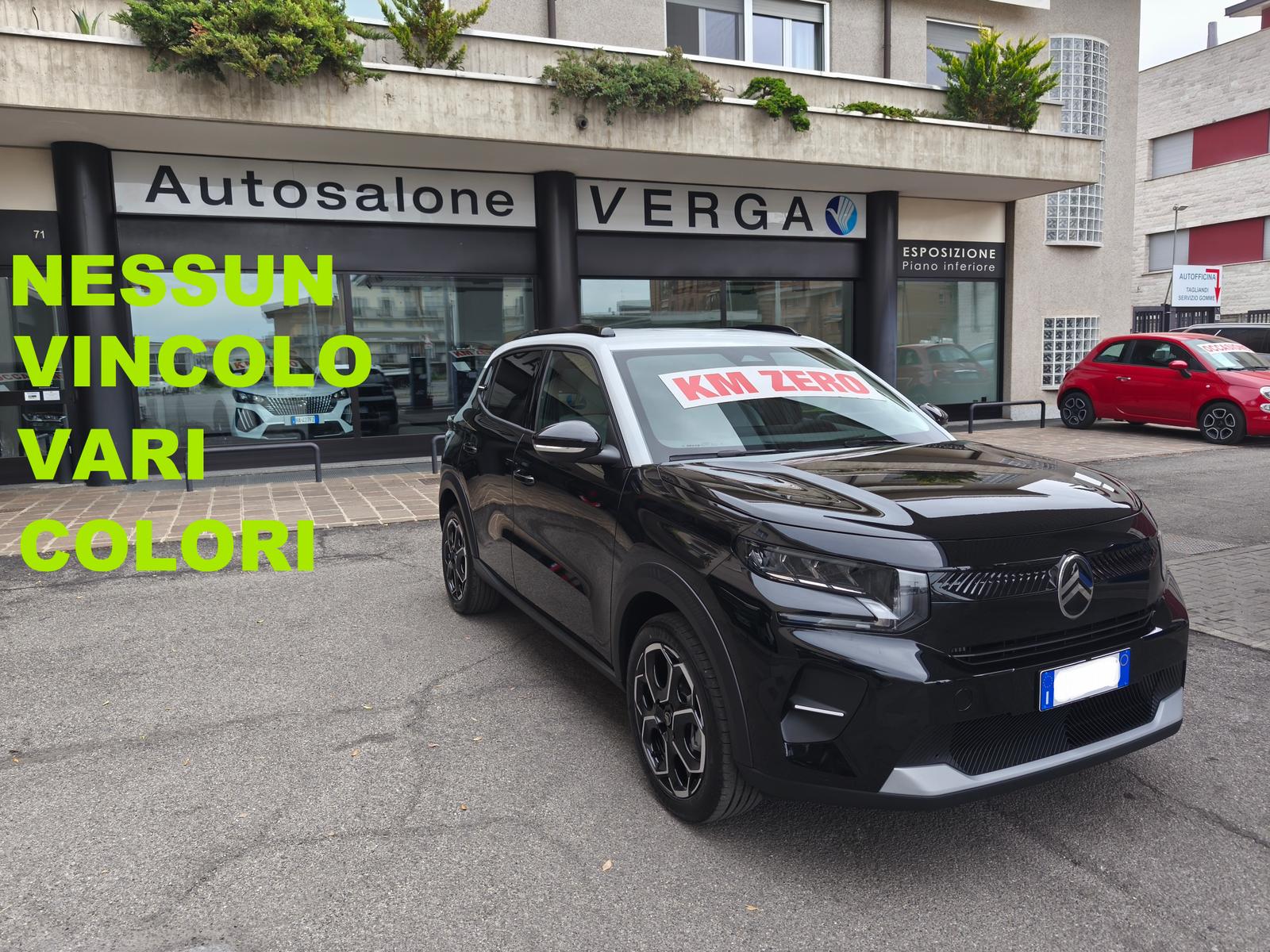 CITROEN C3 1.2 MAX 100CV Km Zero Nero/Tetto BIanco