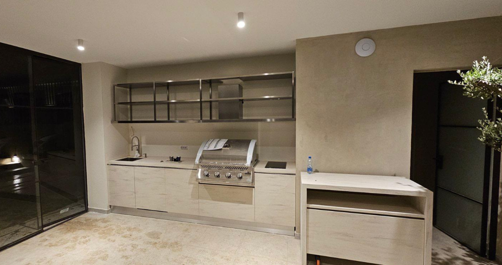 Gea Flat 90 Inox-Glass