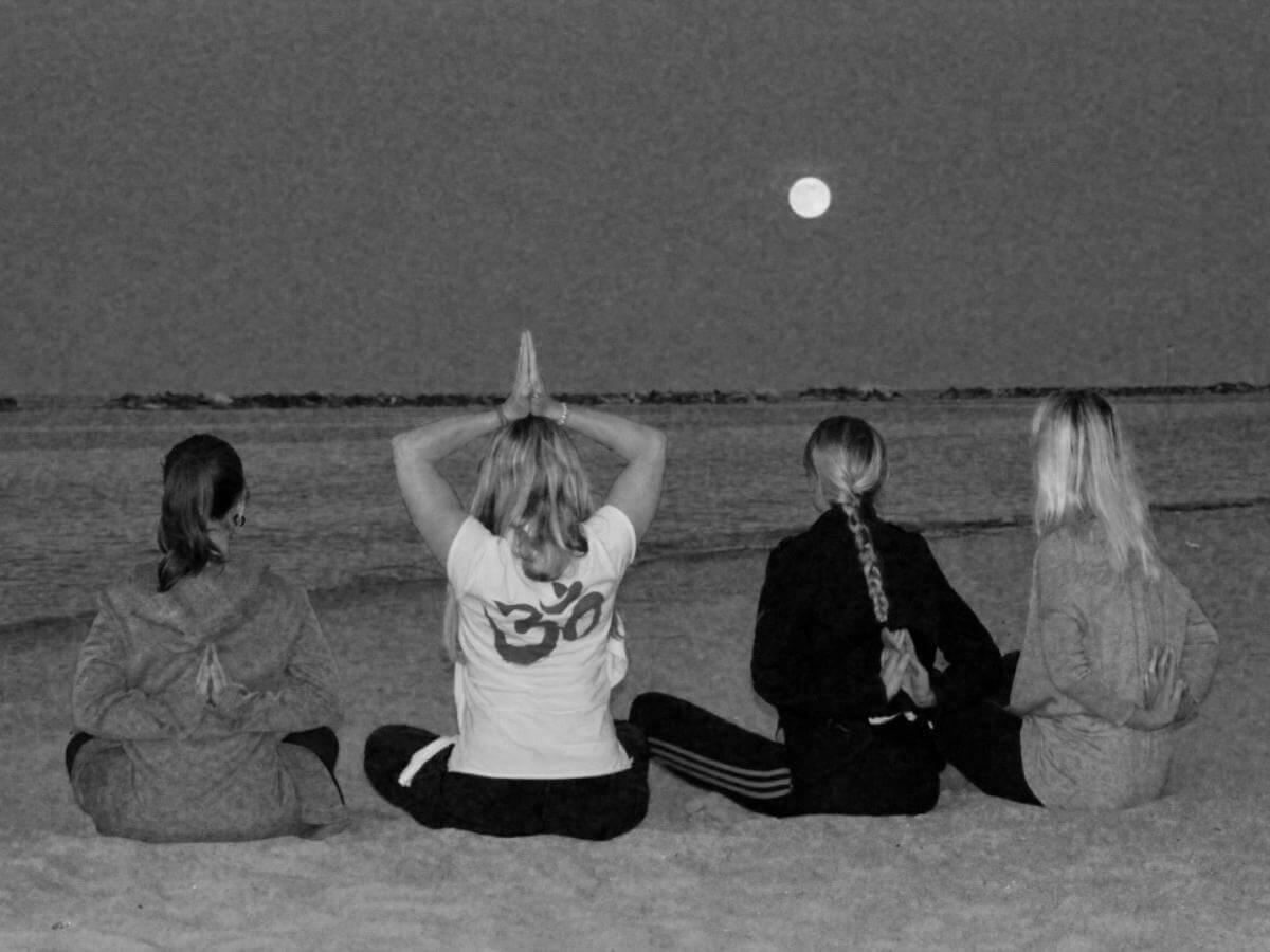 Moonrise at YogaMea School